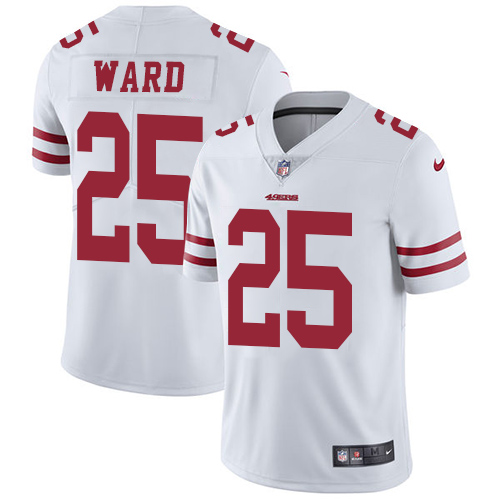 Nike 49ers #20 Jimmie Ward White Men's Stitched NFL Vapor Untouchable Limited Jersey - Click Image to Close